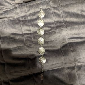 Li-la-lo new bracelet silver pebbled